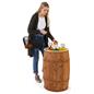 Food grade cedar barrel with 31 inch overall height