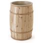 Food grade cedar barrel with durable liner