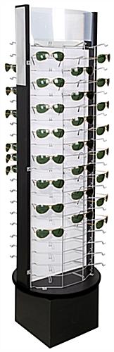 Sunglass Tower Holds 120 Pairs 120 Pair Sunglass Tower