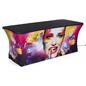 6 Foot backlit custom scrim cover and table set complete portable kit