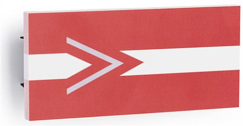 2x6 Replacement Printed Directory Panel for SRS2PK Series is Ideal for Updating Signage as Locations Change Personalized 2x6 replacement printed directory panel for SRS2PK series with full bleed printing