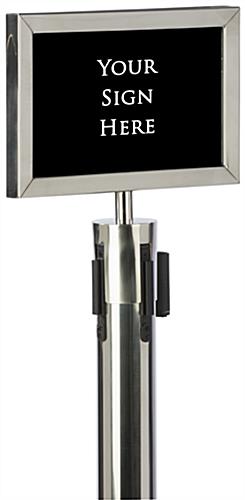 Silver 11” x 7” Stanchion Frame Silver 11” x 7” Stanchion Frame