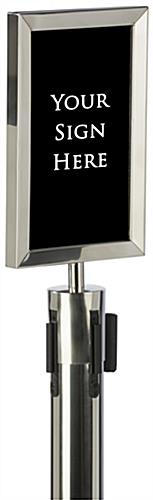 Stainless Steel 7” x 11” Stanchion Frame Stainless Steel 7” x 11” Stanchion Frame