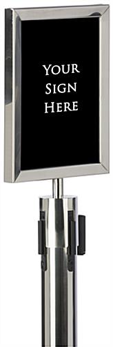 Stainless Steel 11” x 8.5” Stanchion Frame