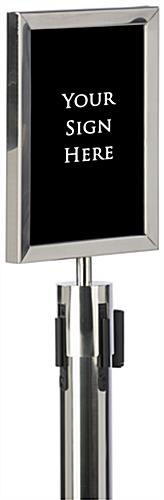 Stainless Steel 11” x 8.5” Stanchion Frame Stainless Steel 11” x 8.5” Stanchion Frame