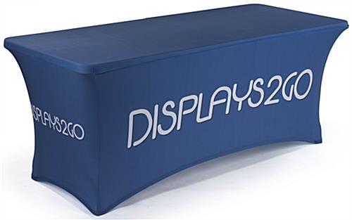 6' Stretch Table Cover Set with Full Customization 6' Stretch Table Cover Set Perfect for Trade Shows