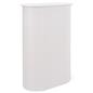 White event podium in oblique view
