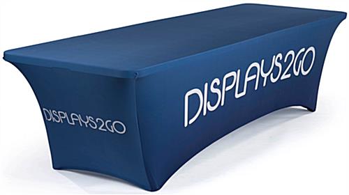 8' Table with Scuba Cover and Dye Sublimination 8' Table with Scuba Cover and Corner Grippers