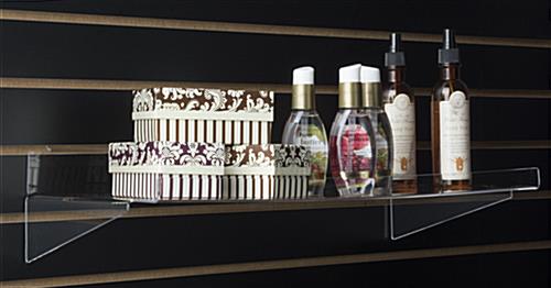 Slatwall Shelf for Consumer Goods Slatwall Shelf for Retail