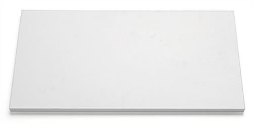Slotted Channel 12" White Wall Display Shelving 12" White Wall Display Shelving for Slotted Channel