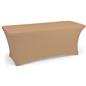 Tan fitted spandex table covers