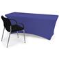 Fitted spandex table covers with back zipper