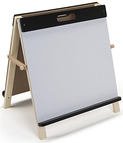 Pine Children's Tabletop Easel Children's Tabletop Easel with Pine Frame
