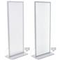 27.5 inch wide LED floor sign totem stand