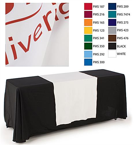 White Logo Drape White Logo Drape