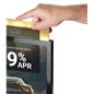 22" x 28" Steel Poster Stand With Double-Sided Frame