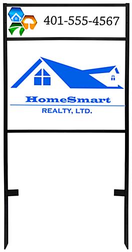 Realtor Yard Signs with Easy Slide-In Arms Realtor Yard Signs