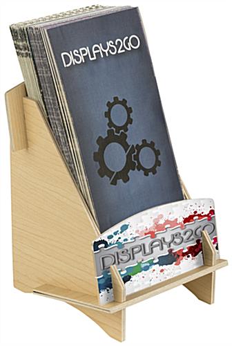 Branded Brochure Holder Great for Businesses Branded Brochure Holder, Plywood