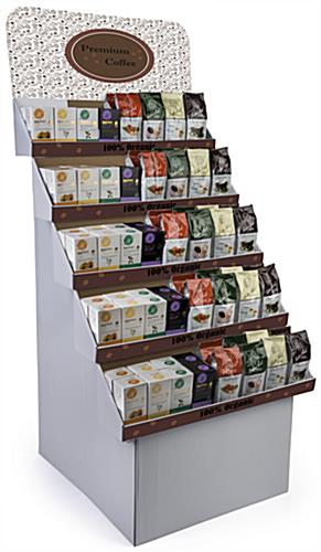 Custom Cardboard Floor Displays for Product Placement Custom Cardboard Floor Displays Includes Full-Color Advertising Messages