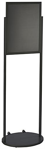 Black 18 x 24 Mobile Poster Stand for Graphics Black 18 x 24 Mobile Poster Stand