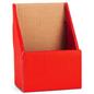 Red cardboard brochure holders