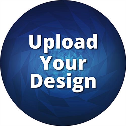 Custom 24 x 24 Round Static Window Decal with UV Printing UV printed custom 24 x 24 round static window decal