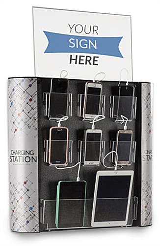 Airport Charging Station with Customized Graphics Custom Airport Charging Station