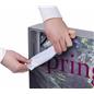 SEG LED wall display system with silicone edge graphic