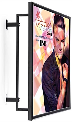 Swivel Mount Wall Frame - Compatible with 30 x 40 Posters Swivel mount wall frame for large posters