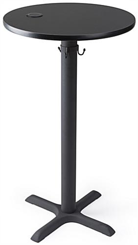 Wireless Power Charging Table With Black Top Black wireless power charging table