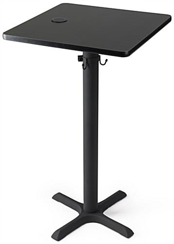 Wireless Cocktail Charging Table Hightop Black wireless cocktail charging table