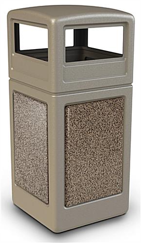 Square Commercial Waste Bin Holds 42 Gallons 42 Gallon Square Commercial Waste Bin