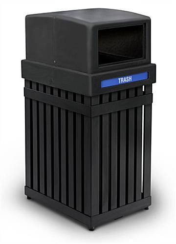 Outdoor Trash Can Holds 25 Gallons 25 Gallon Outdoor Trash Can
