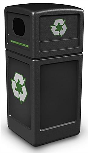 Commercial Recycling Bin Holds 42 Gallons 42 Gallon Commercial Recycling Bin
