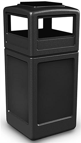 Nude View of Black Ash/Trash Receptacle Outdoor Black Ash/Trash Receptacle