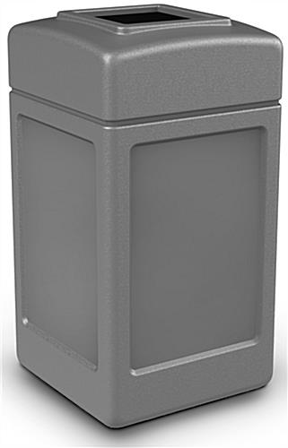 Nude View of Gray Waste Container Outdoor Gray Waste Container