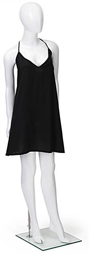 Propped View of Faceless Mannequin Faceless Mannequin with Abstract Design