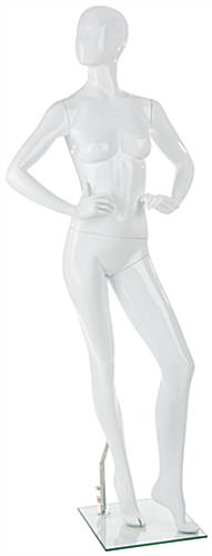 Abstract Female Fiberglass Mannequin Comes Pre-Posed Abstract Female Fiberglass Mannequin With Posed Arms