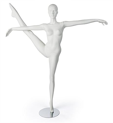Semi-Abstract Dancing Mannequin - Great for Fitness Centers Front Shot of Semi-Abstract Dancing Mannequin