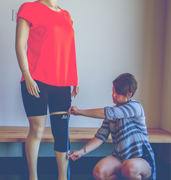 dressing a mannequin UGC image
