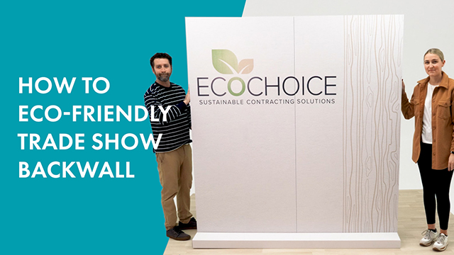Eco-Friendly Booth Backwall Assembly 