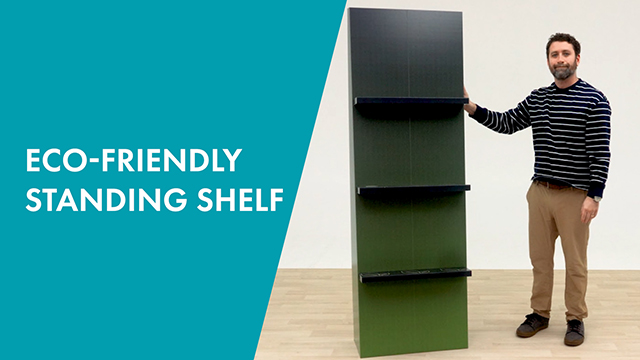 Eco-Friendly Shelf Display Assembly
