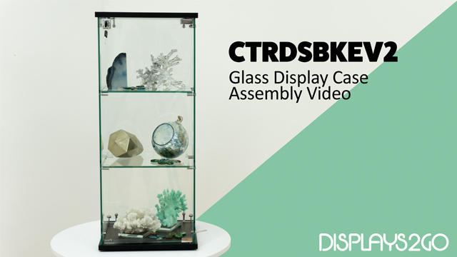 Assembly: CTRDSBKEV2 and CTRDSNTDV2  Countertop Glass Display Case