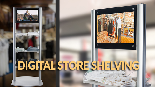 Showcase: Retail Shelves with Digital Sign