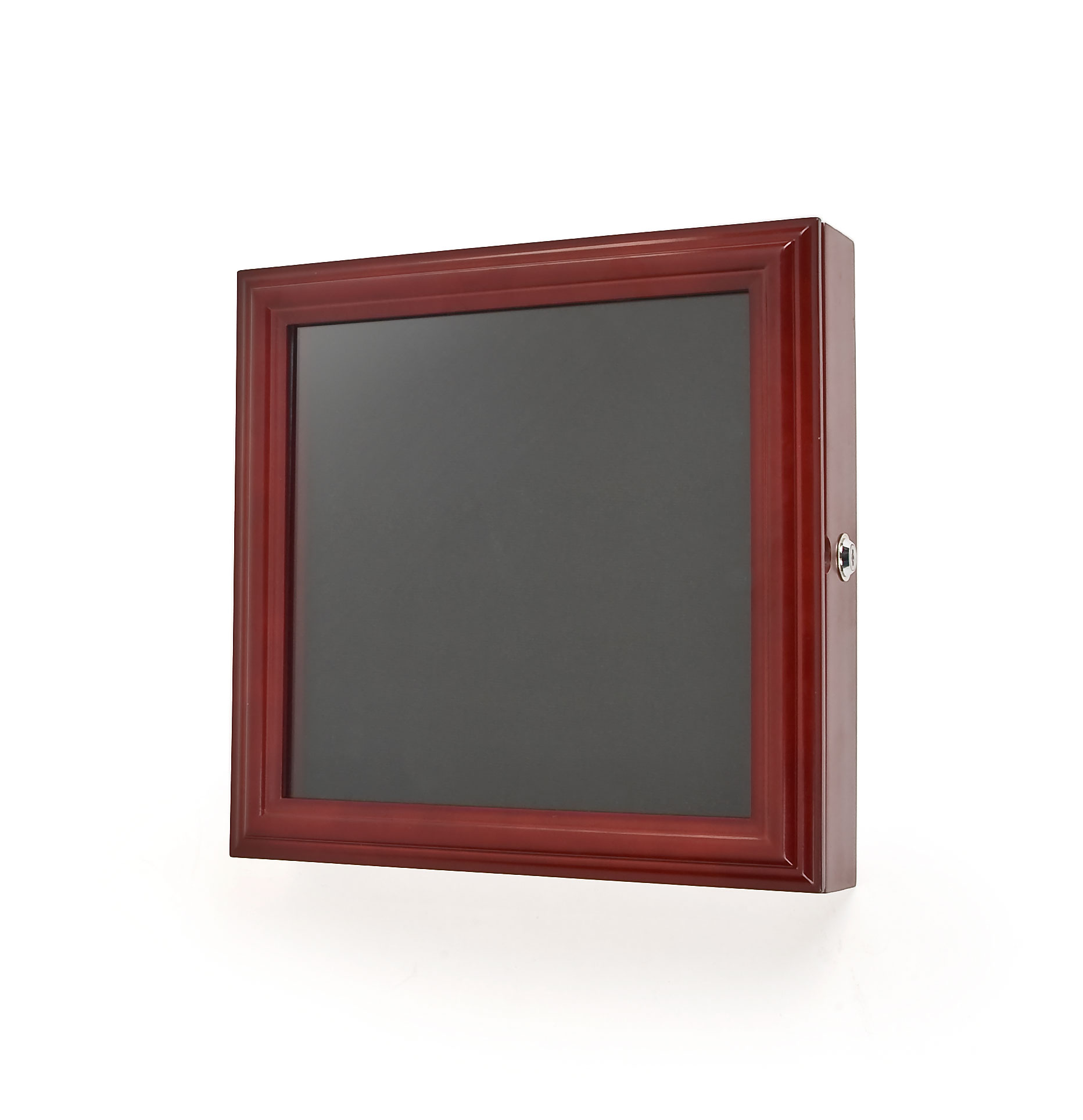 Shadow Box Counter Top Square Shadow Box w/ Sponge Interior & 2” Deep Case | Displays2Go