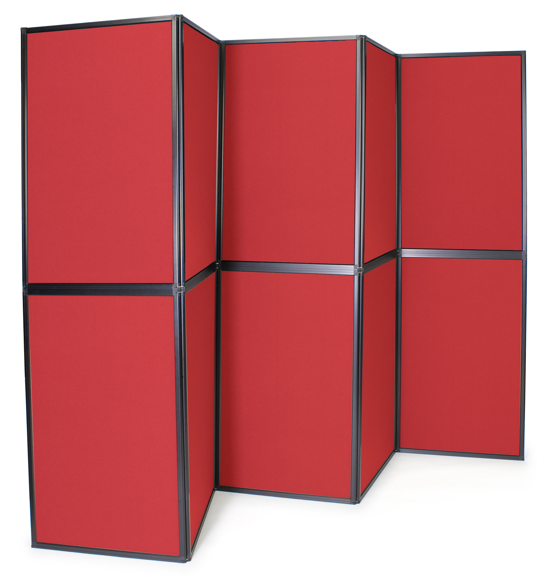 Modular Exhibition Panel System | 84" High Surface With 10 Panels ...