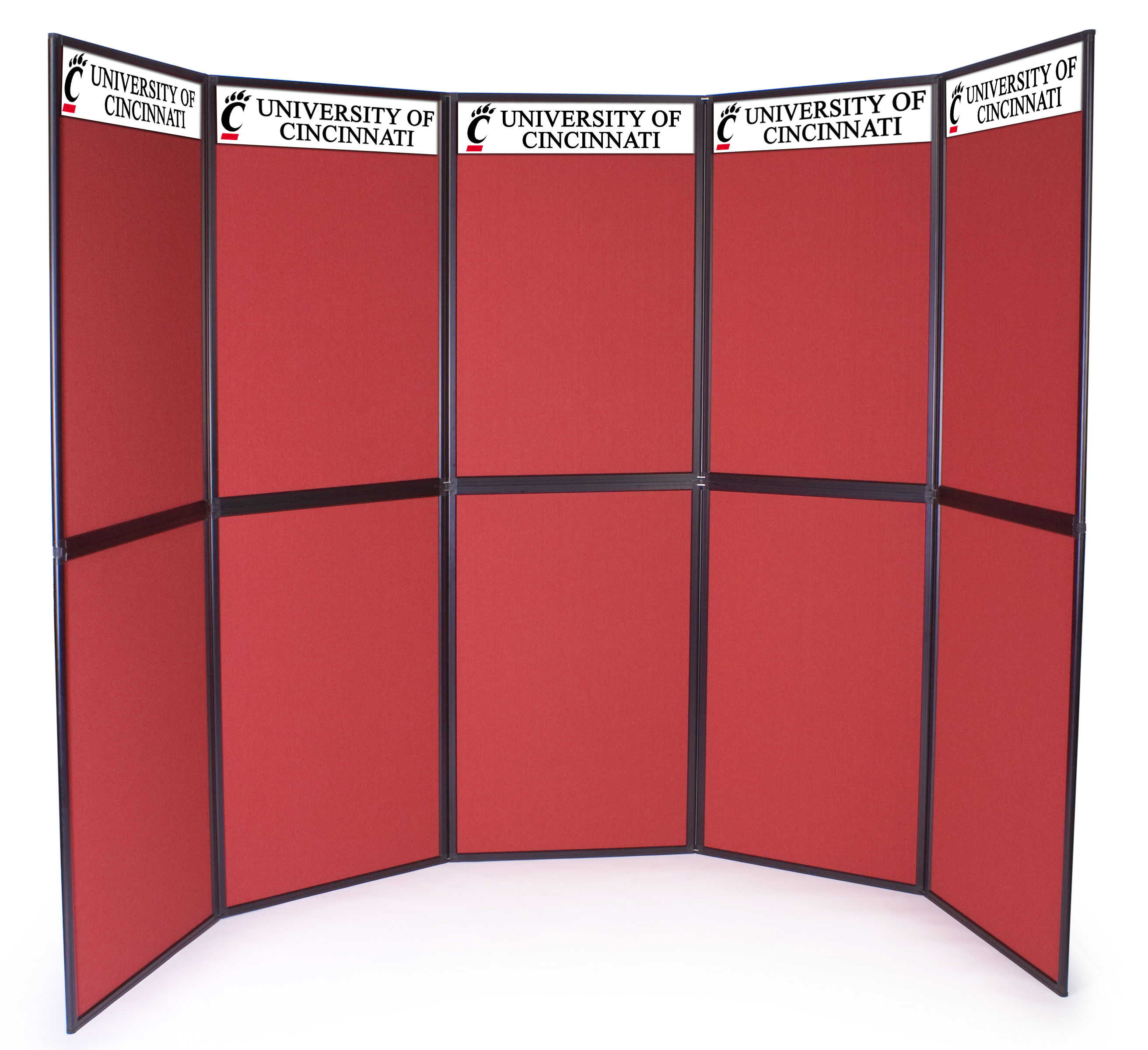 Display Panel Props Portable Trade Show Display Panel | Hook & Loop Receptive Fabric ...