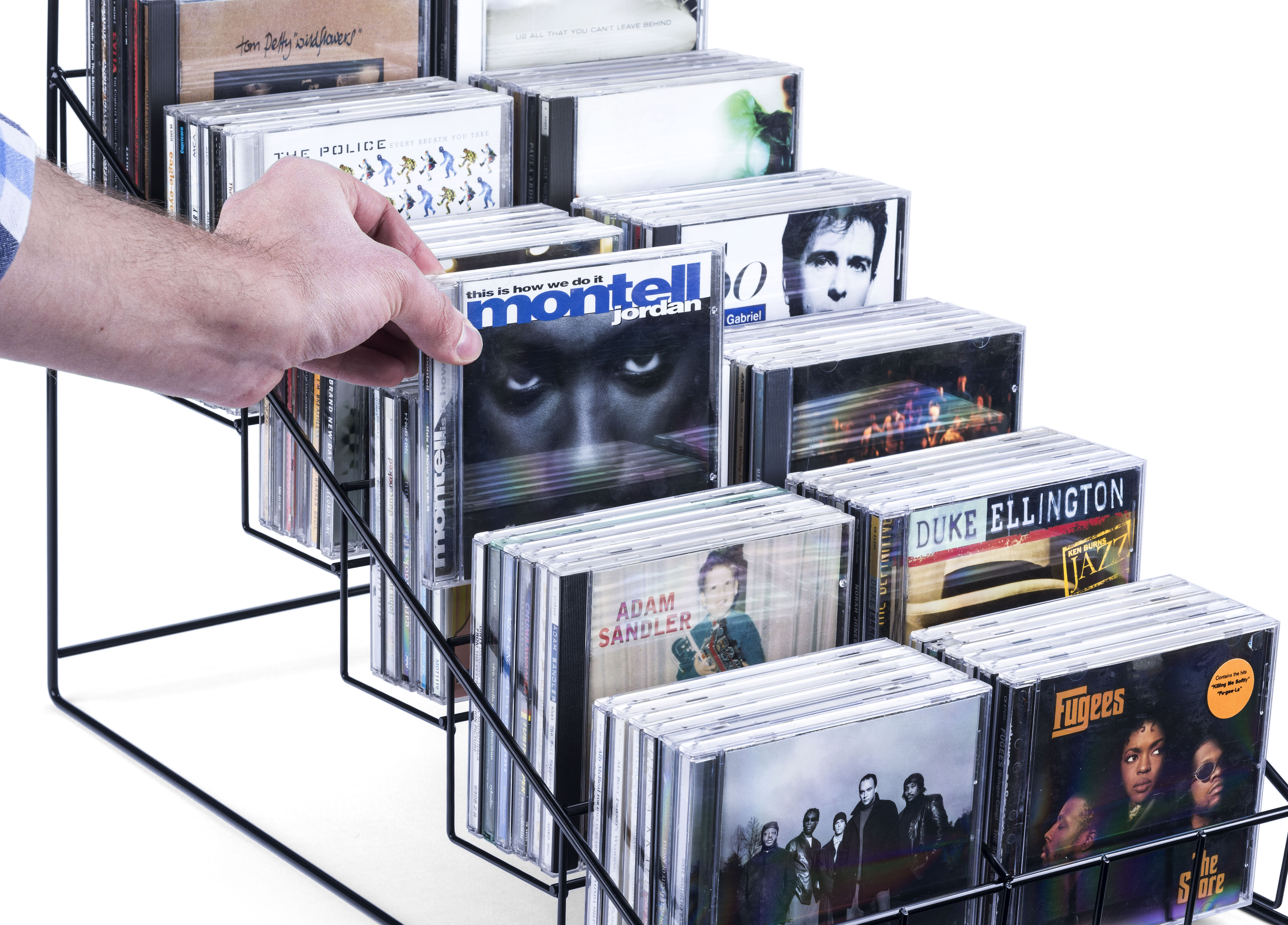 Dvd Collection Display Countertop DVD Display | 6 Tiers & 12 Pockets | Displays2Go