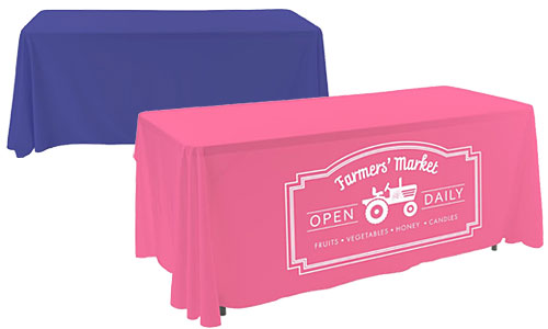Traditional drape table covers