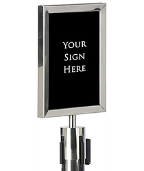 QueuePole Sign Frames